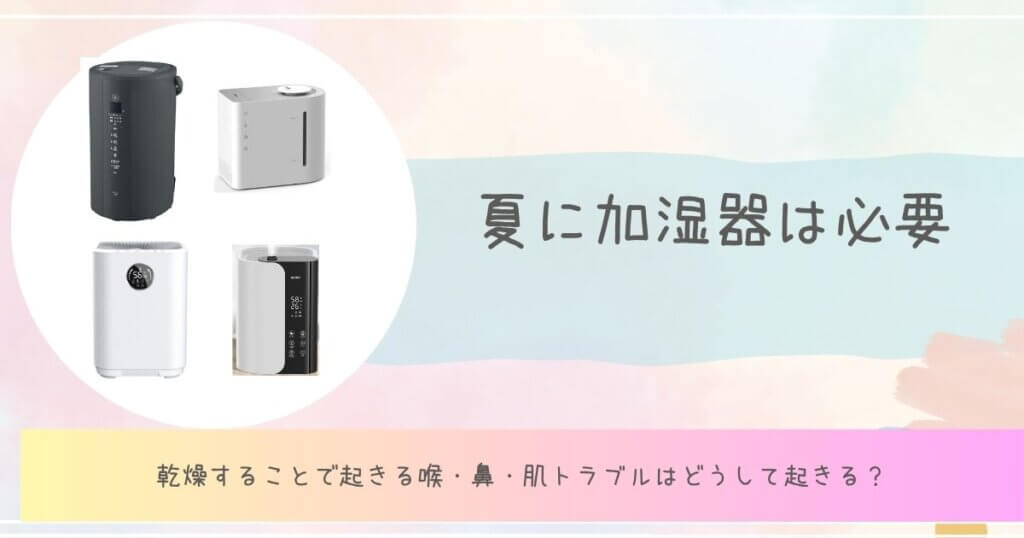 夏 加湿器 必要